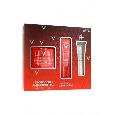 VICHY COFRE ANTIARRUGAS LIFTACTIV SPEC COLLAGEN16 CREMA DIA 50ML + TRAT OJOS 15ML + REGALO SOLAR