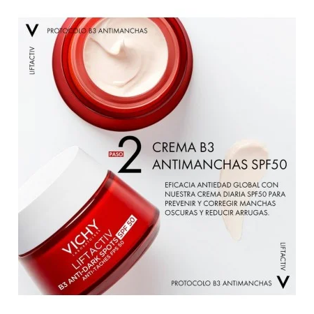 VICHY COFRE ANTIMANCHAS LIFTACTIV PIGMENTB3 CREMA SPF50 50ML + CUIDADO DE OJOS 15 ML + REGALO