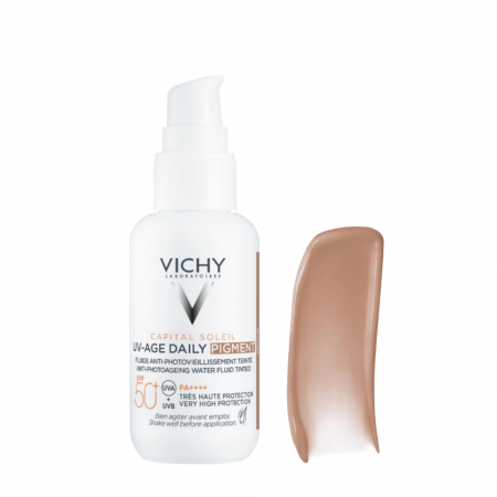 VICHY CAPITAL SOLEIL UV-AGE DAILY SPF50+ PIGMENT CON COLOR TONO MEDIO 40 ML