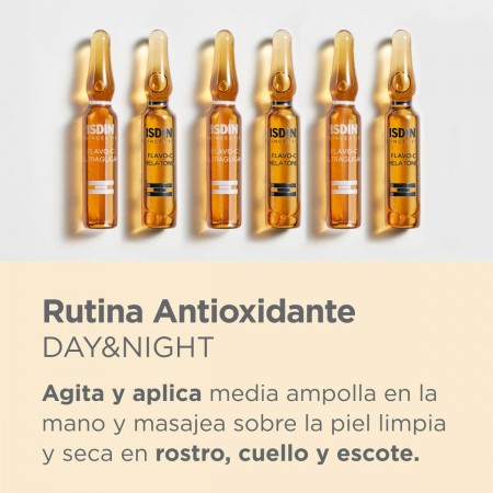 ISDINCEUTICS FLAVO-C ULTRAGLICAN + MELATONIN SERUM 10+10 AMPOLLAS