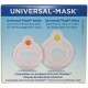 MASCARILLA UNIVERSAL MASK 2 UNIDADES BEBES + NIÑOS