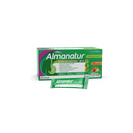 ALMANATUR SUSPENSION ORAL 20 STICKS 15 ML SABOR MELOCOTON