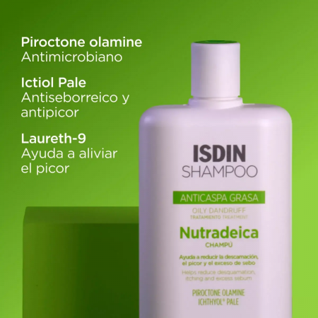 ISDIN NUTRADEICA CHAMPU ANTICASPA GRASA 400 ML