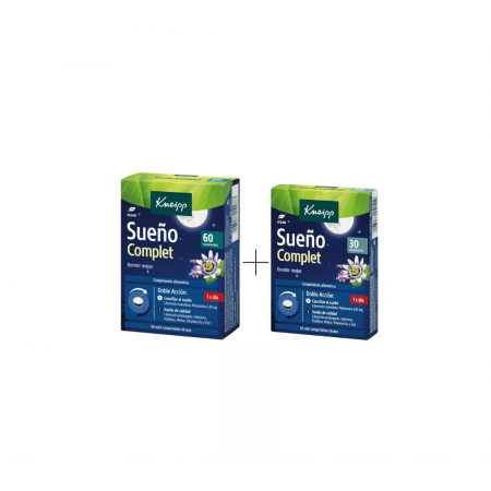 KNEIPP SUEÑO COMPLET 60 COMPRIMIDOS + 30 COMPRIMIDOS PACK AHORRO