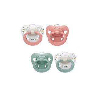 CHUPETE SILICONA NUK SIGNATURE 18-36 MESES 2 U