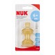 NUK TETINA DE LATEX FIRST CHOICE ALIMENTO TALLA 2 FLUJO L 2 TETINAS