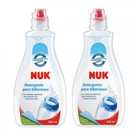 NUK PACK DETERGENTE BIBERONES 50 % 2ªUD 2X500ML