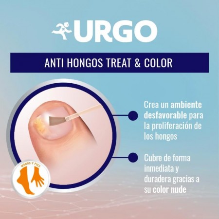 URGO  ANTIHONGOS TRATAMIENTO & COLOR NUDE 4 ML