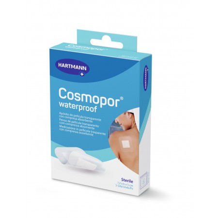 COSMOPOR WATERPROOF APOSITO ADHESIVO 7.2 CM X 5 CM 5 UNIDADES