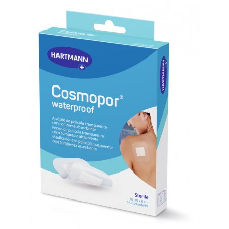 COSMOPOR WATERPROOF APOSITO ADHESIVO 10 CM X 8 CM 5 UNIDADES