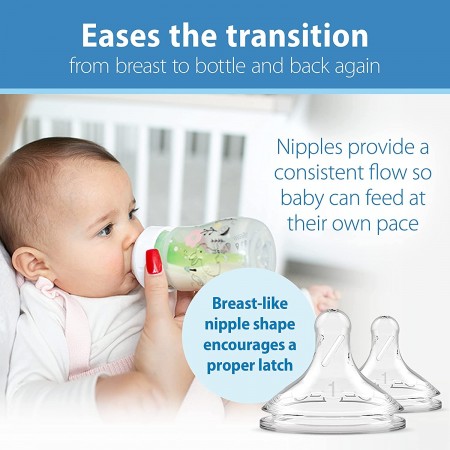 DR BROWN´S BIBERON BOCA ANCHA NATURAL FLOW 150 ML BOSQUE