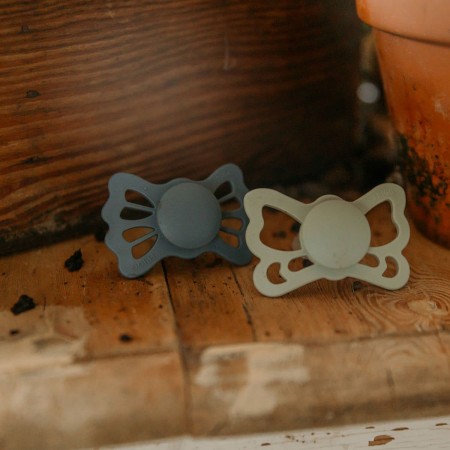 FRIGG PACK 2 CHUPETES SILICONA TALLA 2 +6MESES BUTTERFLAY