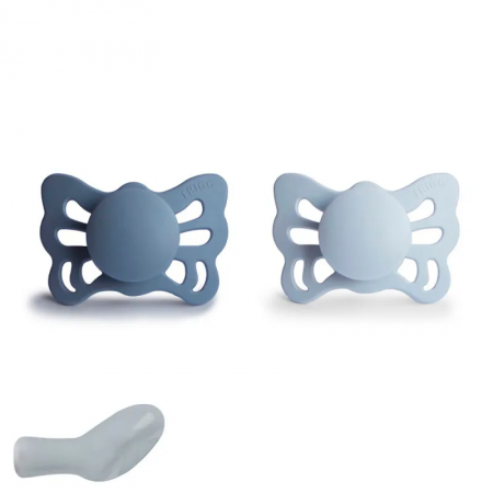 FRIGG PACK 2 CHUPETES SILICONA TALLA 2 +6MESES BUTTERFLAY
