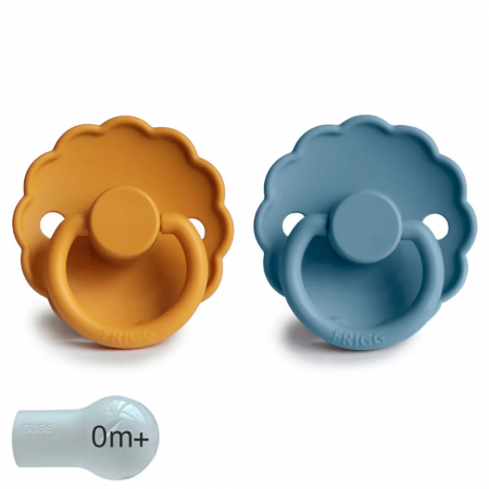 FRIGG PACK 2 CHUPETES LATEX TALLA 1 DE 0-6MESES DAISY