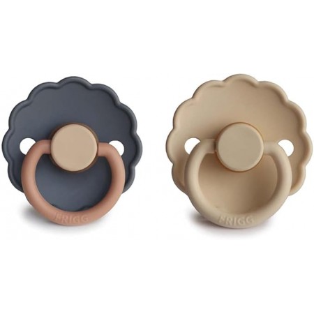 FRIGG PACK 2 CHUPETES LATEX TALLA 2 DE 6-18MESES DAISY