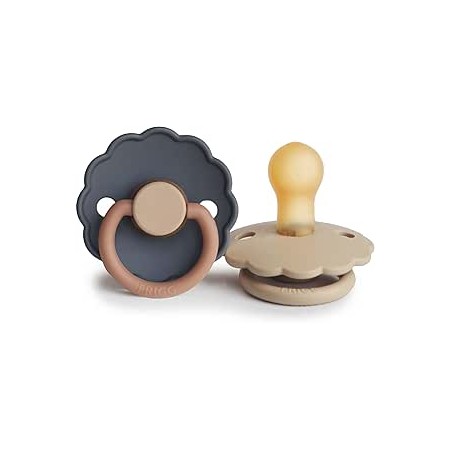 FRIGG PACK 2 CHUPETES LATEX TALLA 2 DE 6-18MESES DAISY