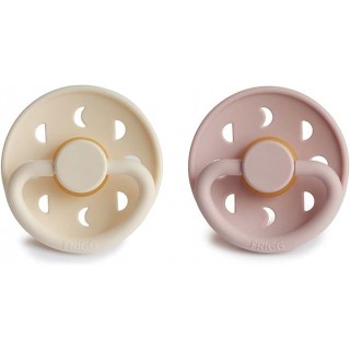 FRIGG PACK 2 CHUPETES LATEX TALLA 2 DE 6-18 MESES MOON