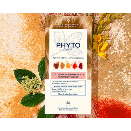 PHYTO COLOR TINTE 9.0 RUBIO MUY CLARO
