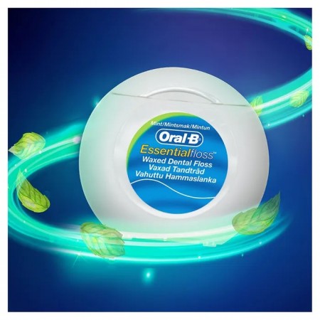 ORAL-B ESSENTIAL FLOSS FLUOR SEDA DENTAL CON CERA 50M