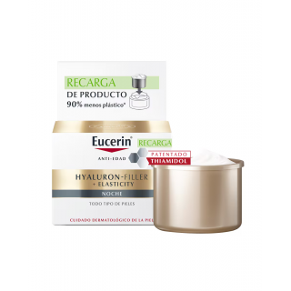 EUCERIN HYALURON FILLER+ ELASTICITY CREMA NOCHE RECARGA 50 ML