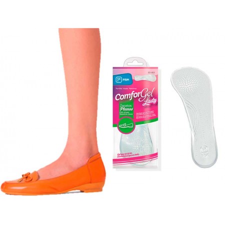 PRIM COMFORGEL LADY PLANTILLA GEL PARA ZAPATOS PLANOS TALLA 35-40 2 UNIDADES