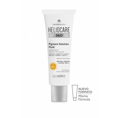 HELIOCARE 360º PACK PROTOCOLO DESPIGMENTANTE PIGMENT SOLUTION FLUID SPF 50+ 50ML + REGALO