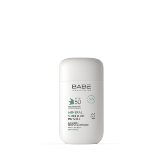 BABE MINERAL SUPER FLUID INVISIBLE SUNSCREEN SPF50 FLUIDO 50 ML