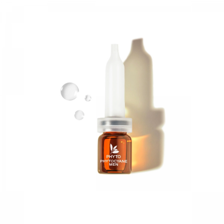 PHYTO PHYTOCYANE MEN TRATAMIENTO ANTICAIDA SEVERA HOMBRE 12 AMPOLLAS 3.5 ML (2 MESES)