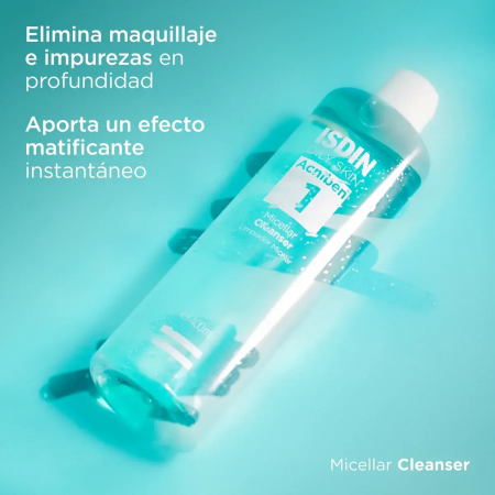 ISDIN OILY SKIN ACNIBEN CLEANSER PIEL MIXTA GRASA AGUA MICELAR 400 ML