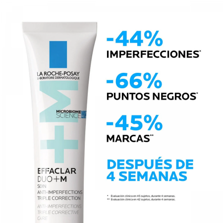 LA ROCHE POSAY EFFACLAR DUO+M TTO CORRECTOR DESINCRUSTANTE FLUIDO 40 ML