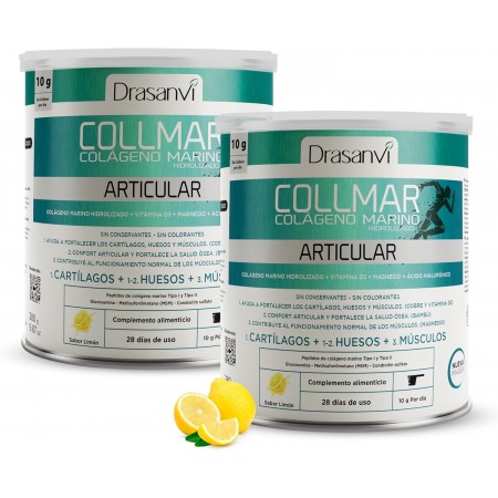 DRASANVI COLLMAR ARTICULAR COLAGENO MARINO HIDROLIZADO SABOR LIMON 280G POLVO
