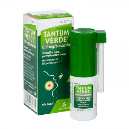 TANTUM VERDE 0.51MG/PULSACION AEROSOL BUCAL 15 ML