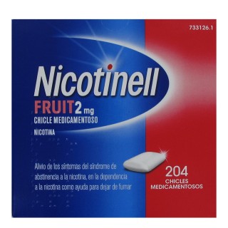 NICOTINELL FRUIT 2 MG 24 CHICLES MEDICAMENTOSOS