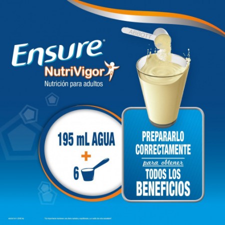 ENSURE NUTRIVIGOR POLVO VAINILLA LATA 400 G