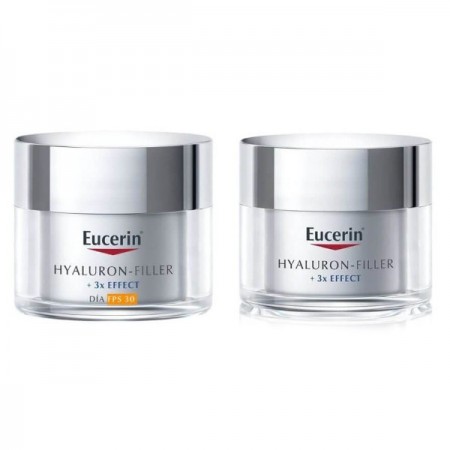 EUCERIN PACK HYALURON FILLER 3X EFFECT CREMA DE DIA FPS30 50ML + CREMA DE NOCHE 50ML