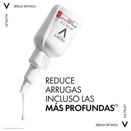 Eficacia del sérum Vichy Liftactiv para reducir líneas de expresión y arrugas rebeldes
