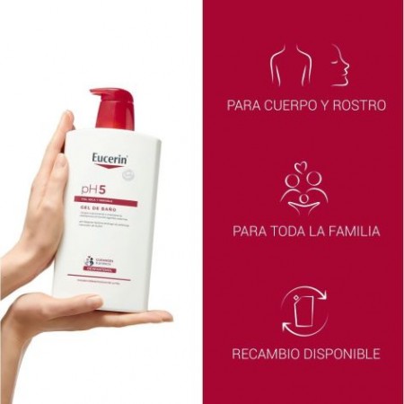 EUCERIN PH-5 GEL DE BAÑO 1 L