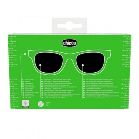 CHICCO GAFAS DE SOL INFANTILES UVA/UVB +24 MESES VERDE CON FUNDA
