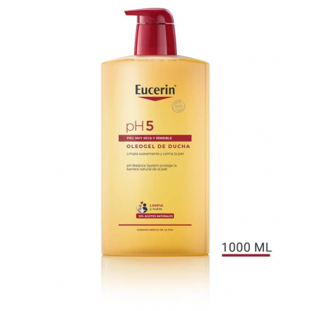 EUCERIN OLEOGEL DE DUCHA PIEL SENSIBLE PH-5 1 L