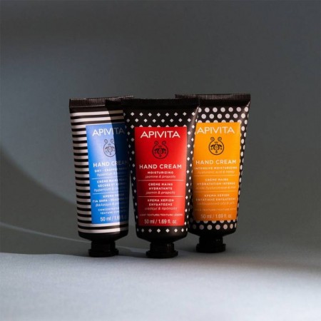 APIVITA CREMA MANOS HIDRATACION INTENSIVA CON ACIDO HIALURONICO Y MIEL 50ML