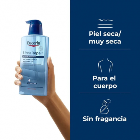 EUCERIN UREAREPAIR PLUS 5% UREA GEL DE BAÑO 400 ML