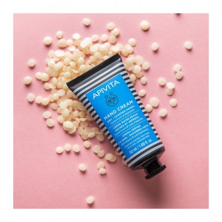 APIVITA DUPLO CREMA DE MANOS SECAS Y AGRIETADAS CONCENTRADA DE HIPERICO Y CERA DE ABEJA 2X50ML