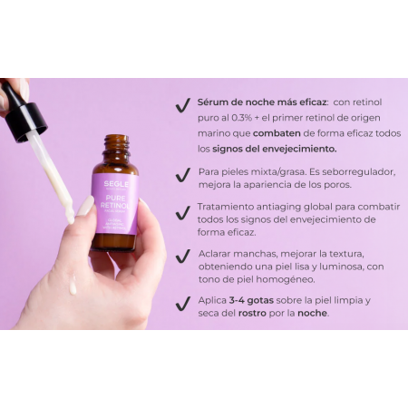 SEGLE COFRE ANTIAGING TRIPLE RETINOID SERUM 30ML + CONTORNO OJOS PURE RETINOL 15ML