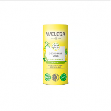 WELEDA DESODORANTE STICK CITRUS BERGAMOTA SIN ALCOHOL 50 G