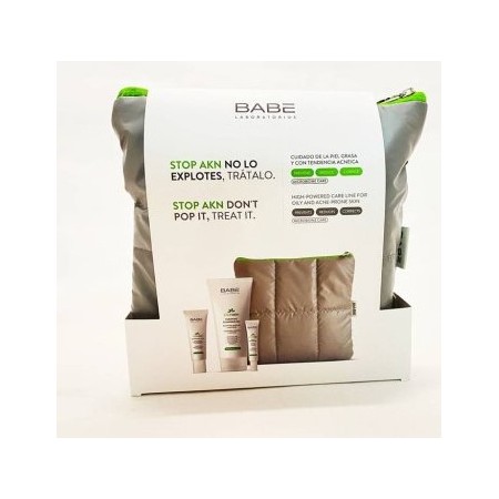 BABE STOPAKN NECESER RUTINA PIEL GRASA: LIMPIADOR 200ML + FLUIDO MATIF 50ML + GEL STOP CONTROL 10ML