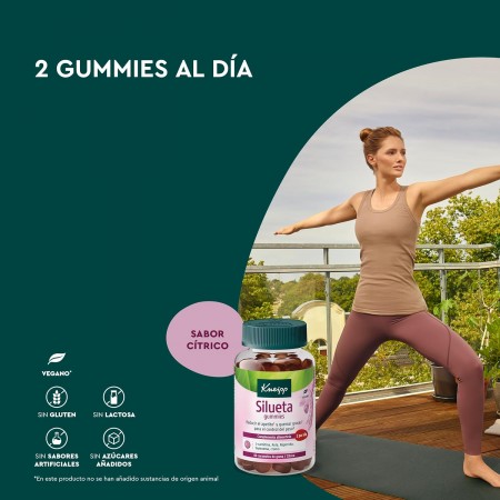 KNEIPP SILUETA GUMMIES 60 CARAMELOS DE GOMA SABOR PIÑA