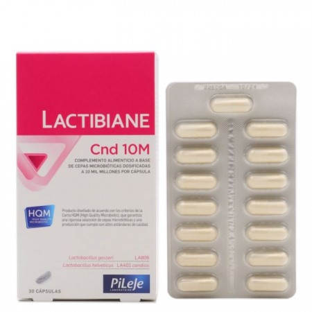 LACTIBIANE CND CANDIDIASIS Y MASTITIS 10M PILEJE 30 CAPSULAS