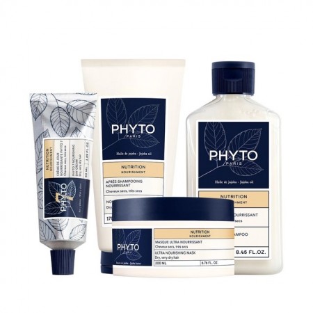 PHYTO SET MASCARILLA ULTRA NUTRITIVA 200ML + REGALO CHAMPU NUTRITIVO 50ML