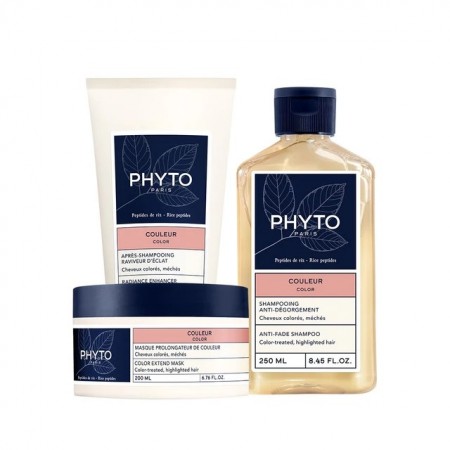 PHYTO SET MASCARILLA COLOR 200ML + REGALO CHAMPU COLOR 50ML