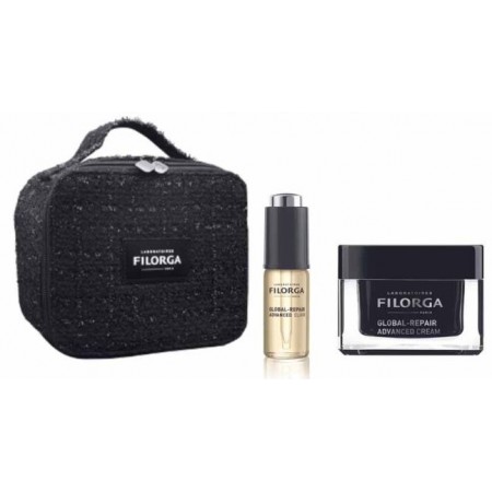 FILORGA COFRE NECESER GLOBAL REPAIR ADVANCE CREMA 50ML + MINI GLOBAL ELIXIR 5ML + MINI CONTORNO 4ML